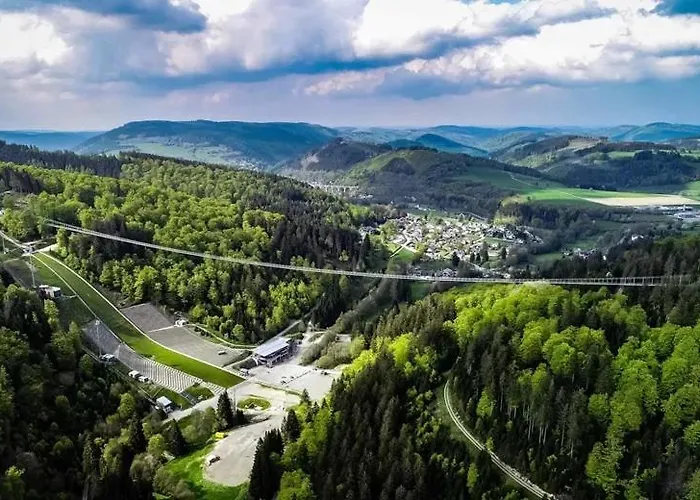 Gemuetlicher Ferienbungalow In Usseln Bei Willingen, Kostenloses Wlan 아파트 *